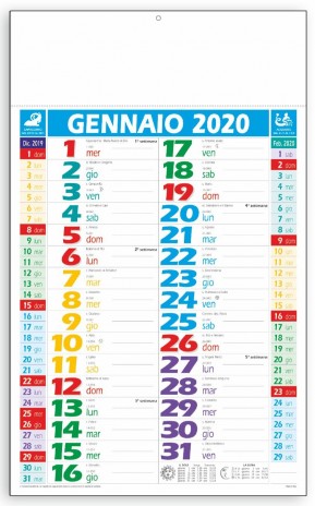 Olandese calendario 2023 colorato personalizzato economico