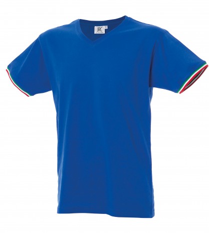 T-Shirt a V tricolore